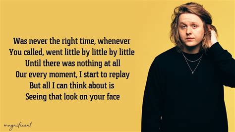 lewis capaldi before you go lyrics